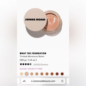 Jones Road Tinted Moisturizer colour light